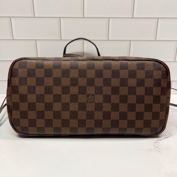 LV Louis Vuitton Neverfull MM Tote Handbag Bag Shoulder Purse - Picture 3 of 9